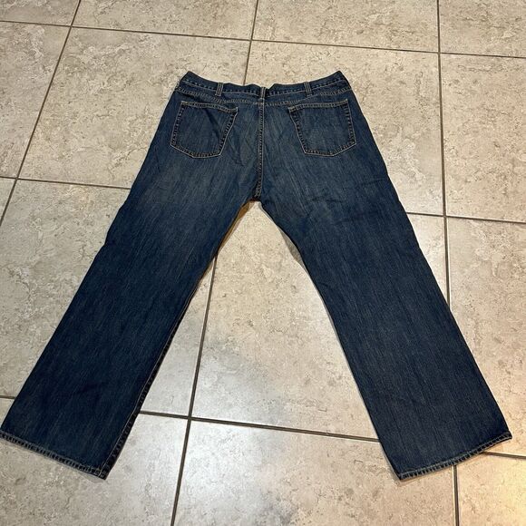 Old Navy Straight Loose Fit Blue Jeans Men's Tag Size 40x32 (Actual 40x31) - Picture 3 of 5